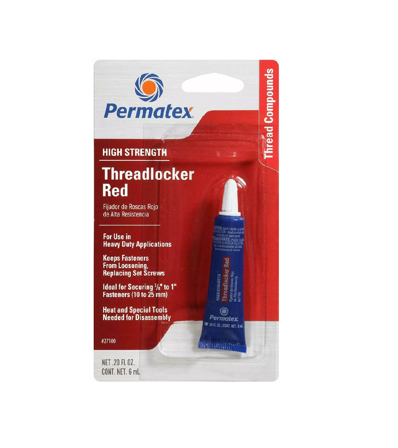 Permatex | High Strength Threadlocker Red - 6ml