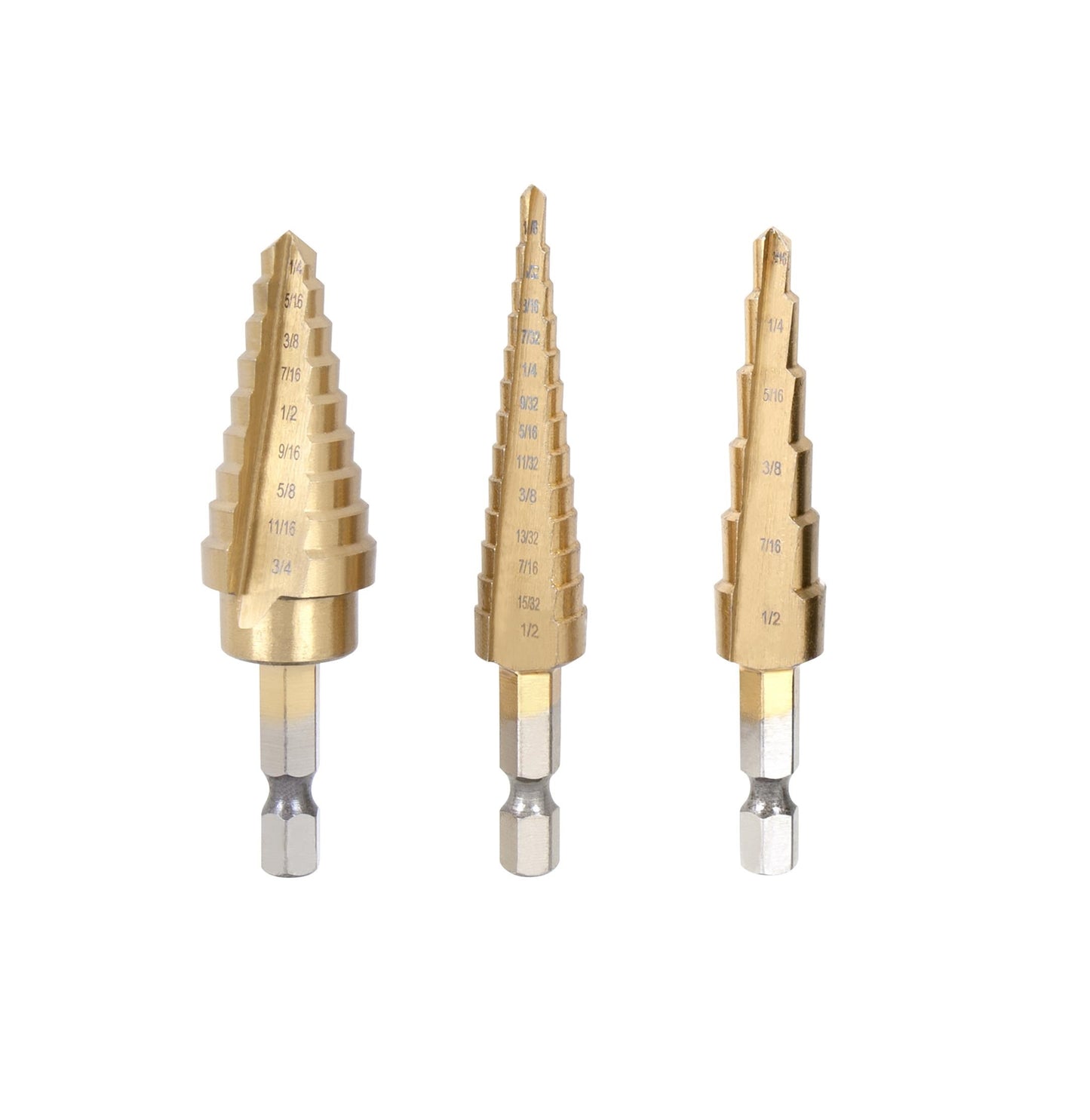 Performance Tool | 3 Piece Step Drill Set