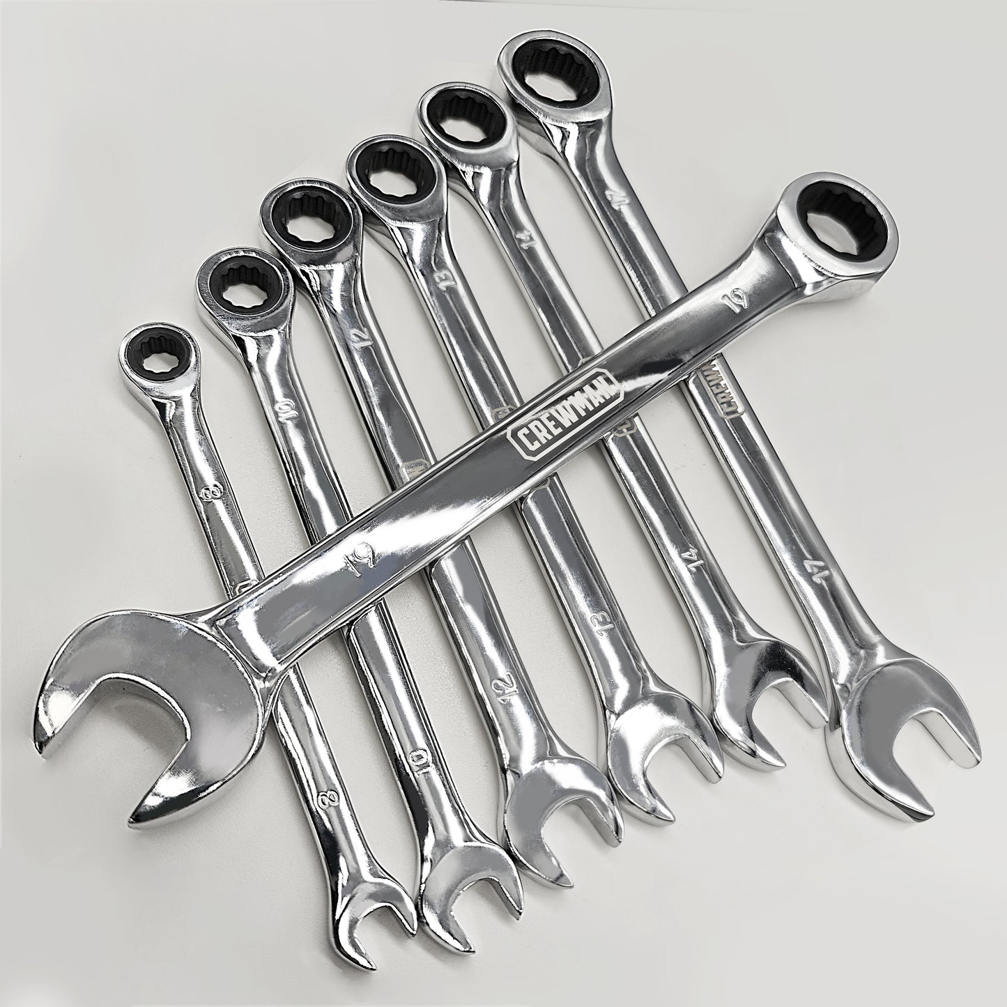 CREWMAN | 7-Piece Metric Ratchet Spanner Set