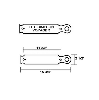 Speedway Motors | A Style Tear Offs - 11-1/2 Inch