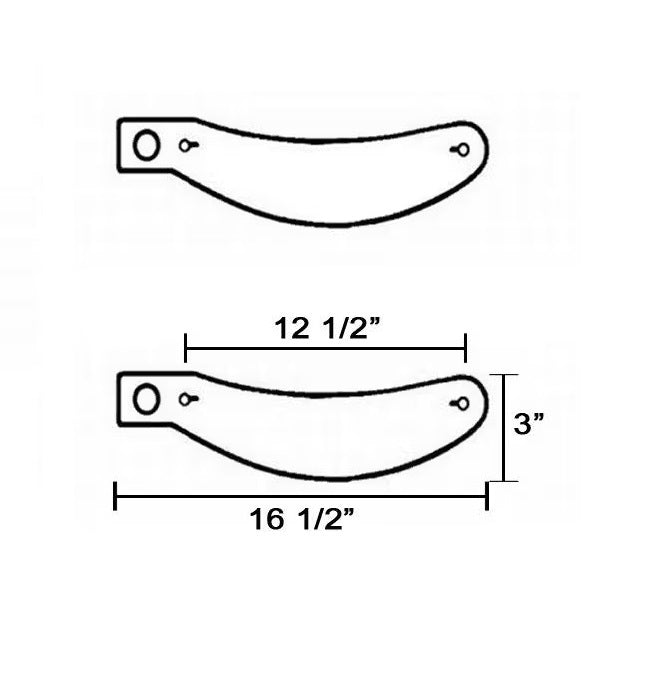 Speedway Motors | C Style Tear Off - 12-1/2 Inch