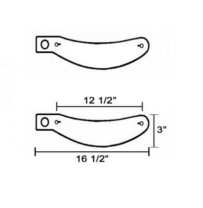 Speedway Motors | C Style Tear Off - 12-1/2 Inch