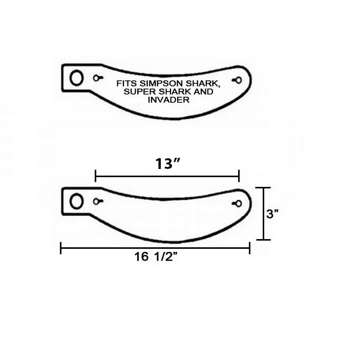 Speedway Motors | F Style Tear Off - 13 Inch