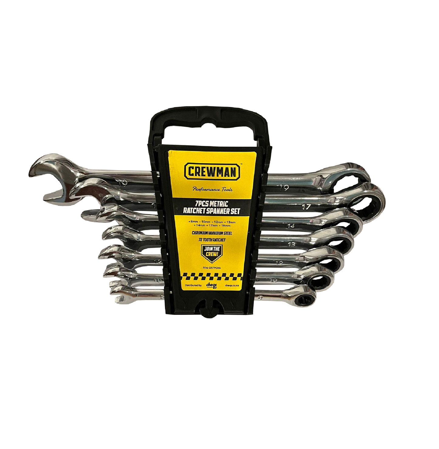 CREWMAN | 7-Piece Metric Ratchet Spanner Set