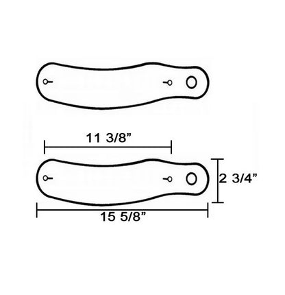 Speedway Motors | D Style Tear Off - 11.375 inch