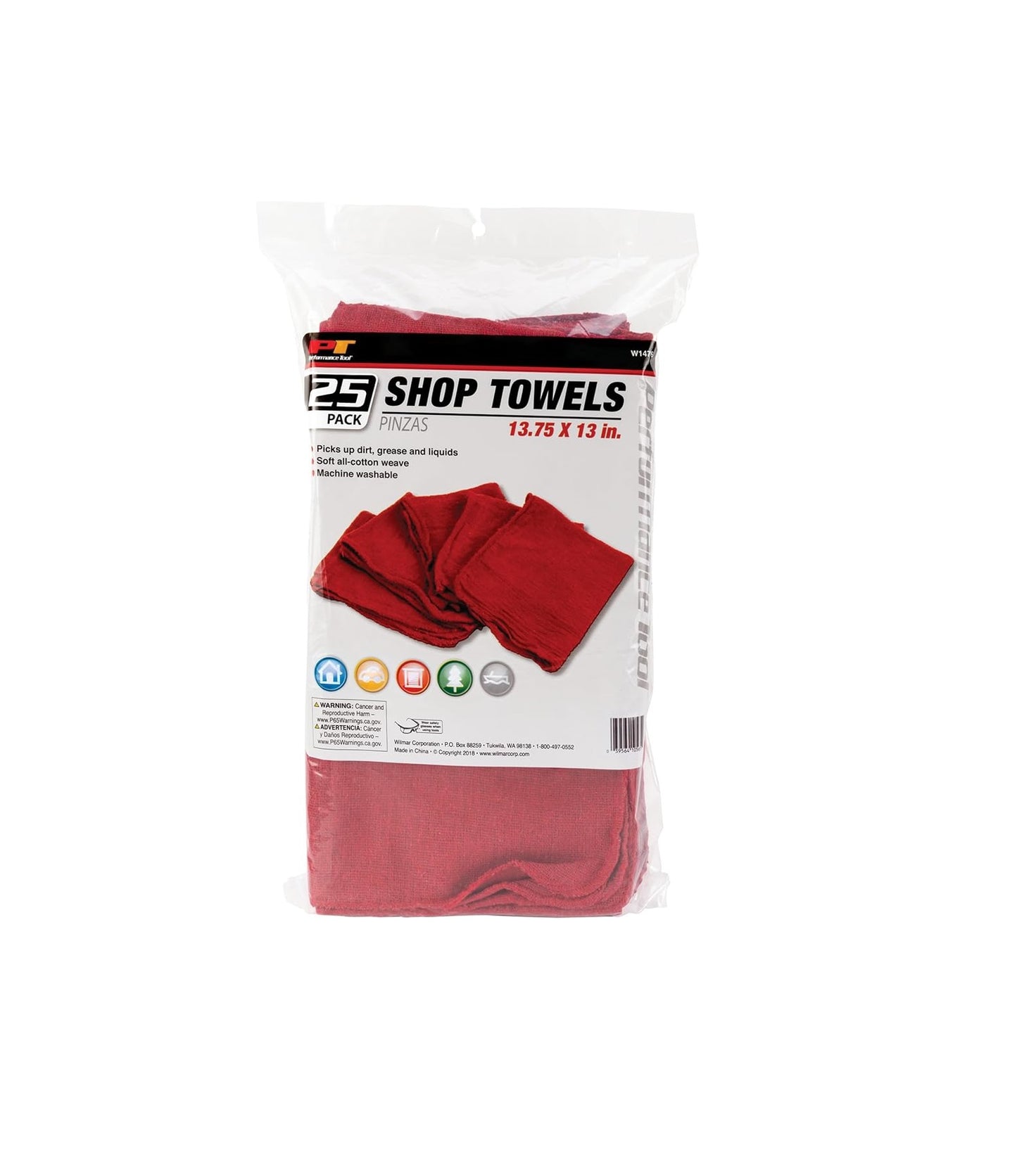 Performance Tool | 25pk Shop Towels - 350mm x 330mm