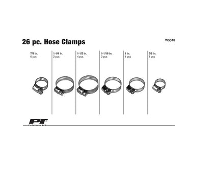 Performance Tool | 26 pc. Hose Clamp Assortment