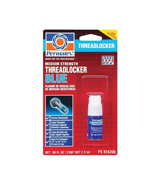 Permatex | Medium Strength Threadlocker Blue - 2.5ml