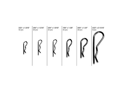 Performance Tool | 150 Piece Hair Pin/R Clip Assortment