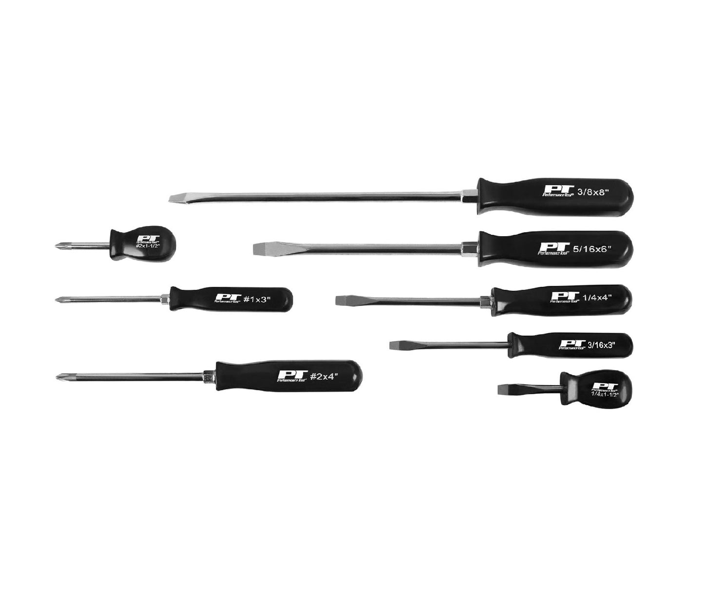 Performance Tool | 8-Piece Pro Screwdriver Set 