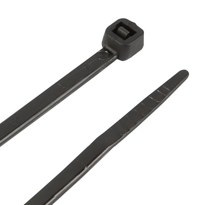 Performance Tool | Black Cable Ties 100pc - 200mm (8")